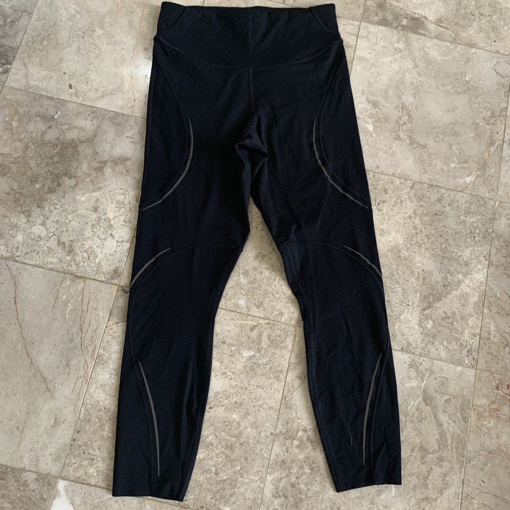 Lululemon Pants Womens 8 Black Base Pace High-Rise HR Reflective Tight NWOT